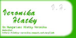 veronika hlatky business card